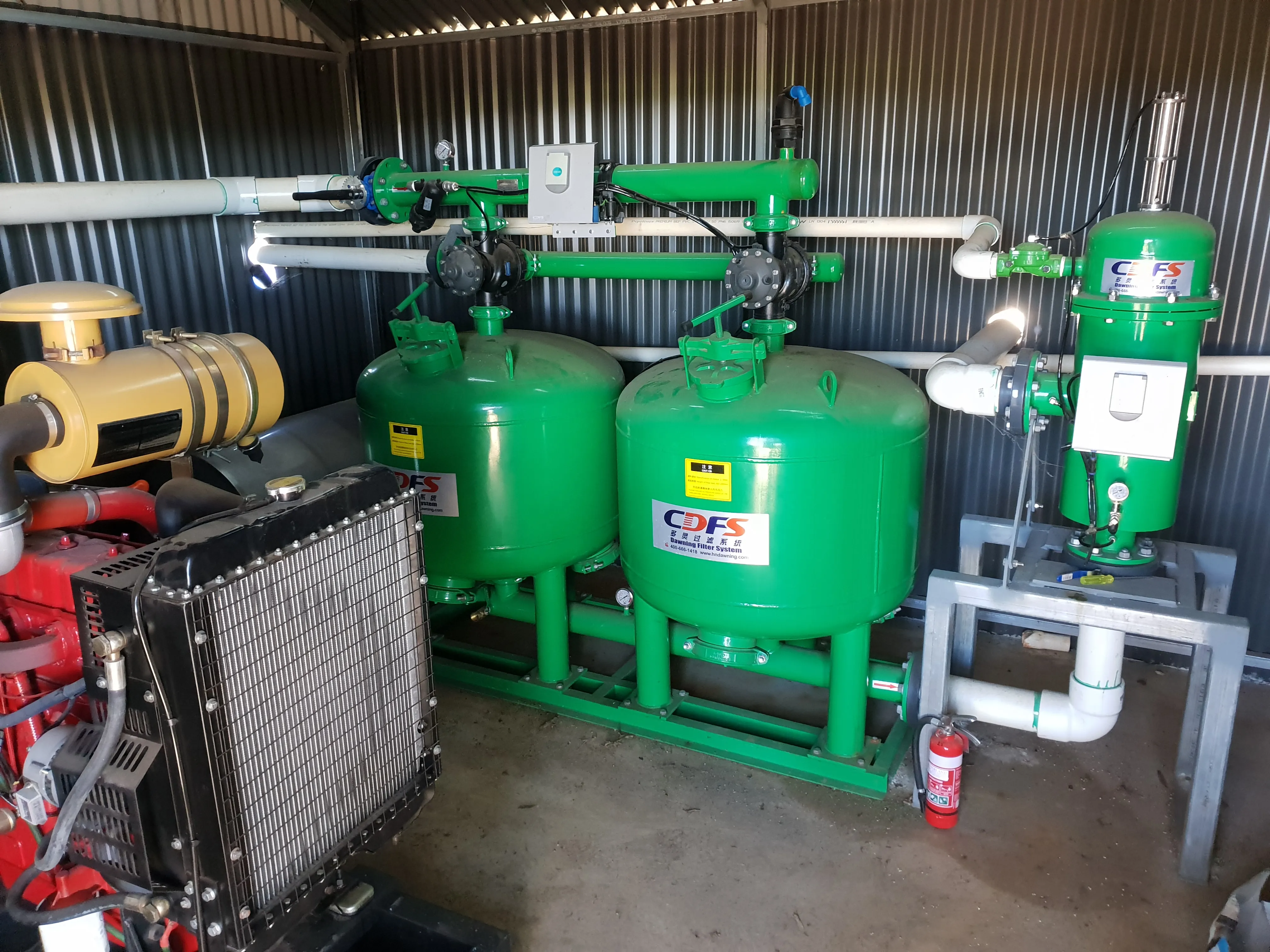 Application Scenario: Australia, River Water for Vineyard Irrigation