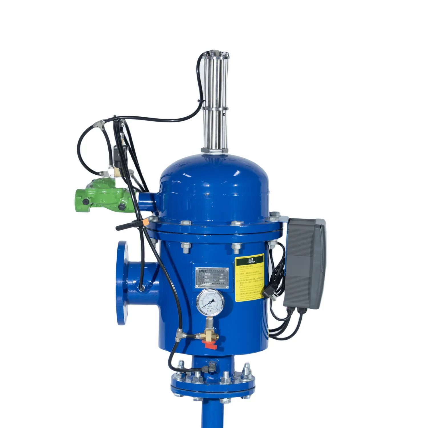 Irrigation self cleaning filter