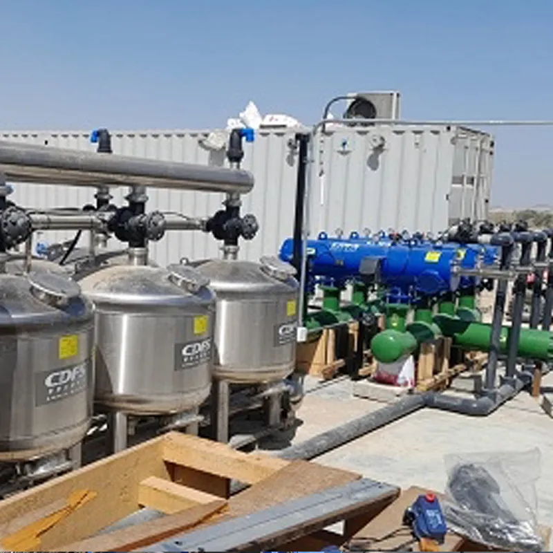 Blueberry irrigation using river water in Peru
