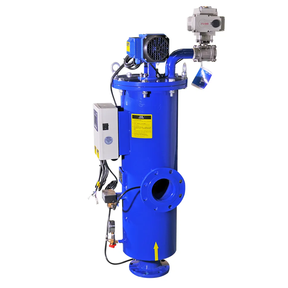 Industrial self cleaning filter