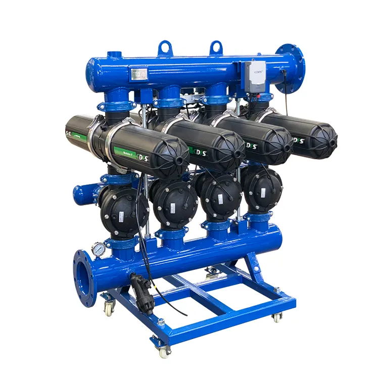 4 inch 3pcs automatic backwash disc filter